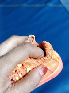 Cute Orange Fila Kids' Squeaky Shoes