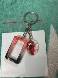 Resin Keychain with Charms wit