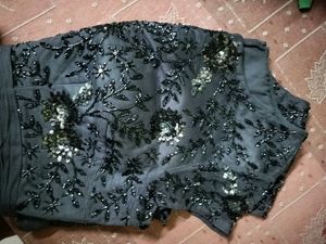 Brand New Beautiful Blouse In Silver Colour