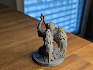 Praying Angel Statue (Veiled &amp; Winged)