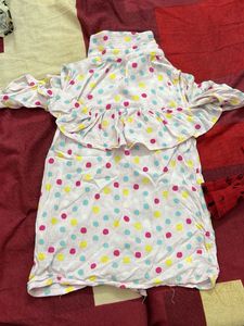 Cute Polka Dot Baby Romper