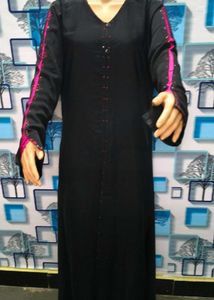 Elegant Black Abaya Burqa Latest Designer Pc