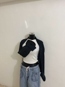 Cute Cropped Cardigan winter shrug