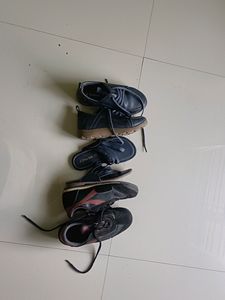 2 Pine Kids Shoes And 1 Pair Of Sandals