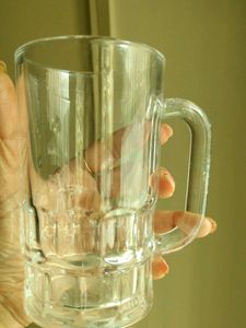 Classic Clear Glass Beer Mug