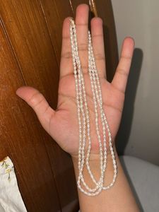 Real 3 strand Pearl necklace