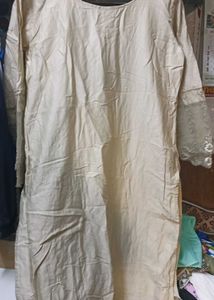 ( Sale) Zari Embroidered And Beaded Cotton Suit