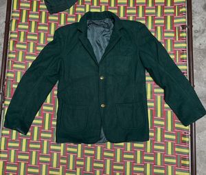 School Unisex Classic Green Blazer