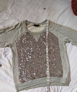 Very Amazing Sequin Work Top