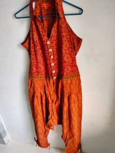 cotton Print Jumpsuit