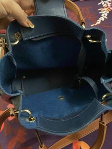 Blue handbag