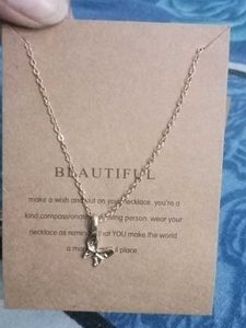 Feather &amp; Butterfly Pendant Necklaces