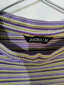 ZUDIO Striped Knit Top