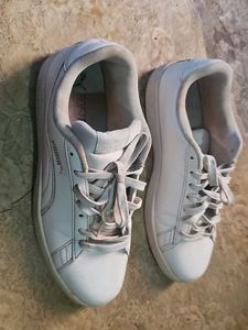 Puma White Sneakers - Stylish Casual Shoes
