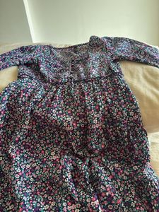 Floral Print Long Sleeve Dress