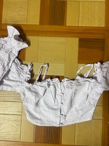 Cute Checkered Crop Top