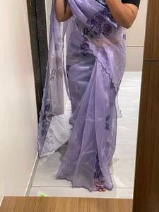 Elegant Lavender Saree