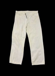 White Wide Leg Baggy Denim Jeans