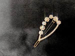 Elegant Crystal Dangle Earrings &amp; Hair Clip Set