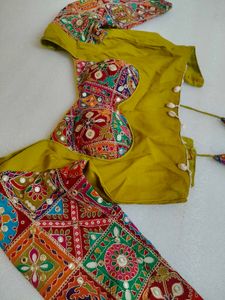 Embroidered Mirror Work Blouse