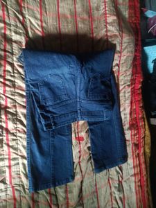 girls  Denim Cargo Pants 9 to 10 years size