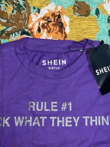 SHEIN Graphic Crop T-Shirt