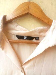 Stylish Beige Linen Shirt (Women)