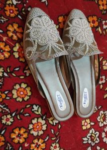 Embellished Flat Sandals