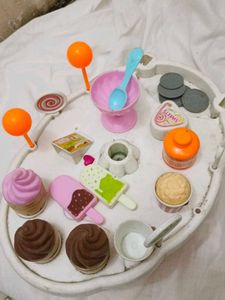 Play Food Ice Cream Set