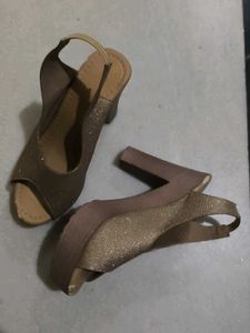 Sparkly Wedge Sandals