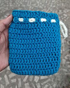Handmade Crochet Pouch Bag