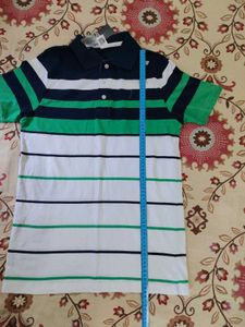 New Striped Polo T-Shirt