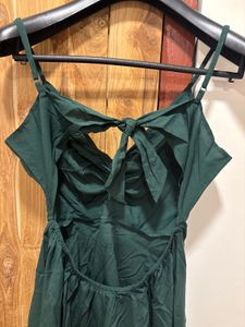 Chic Green Mini Dress