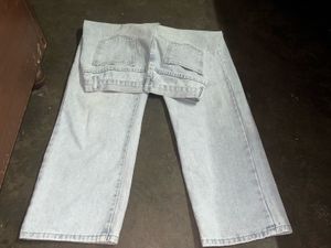 wide leg denim jeans
