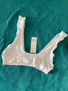 White Bralette Top - 2