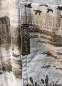 Men's Columbia Duck Print Button-Up Shirt