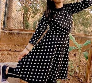 Black Polka Dot Dress