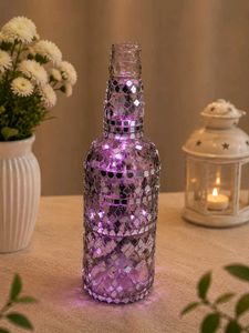 Mosaic Mirror Bottle Decor
