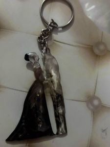 Bride &amp; Groom Resin Keychain2 keychain combo