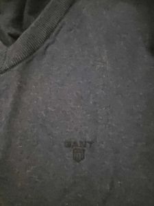 Men's Blue V-Neck Sweater