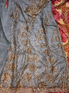 Embellished party wear full dress