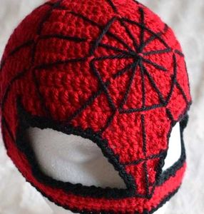 Handmade Spiderman Crochet mask