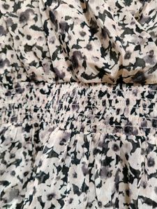Chiffon Chic Floral Print Peplum Blouse