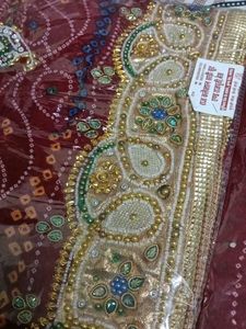 Embroidered Silk dupatta