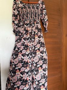 Floral Print Tube dress