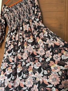 Floral Print Tube dress
