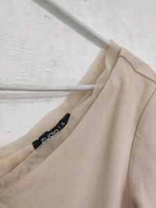 (swap available)Basic nude crop top