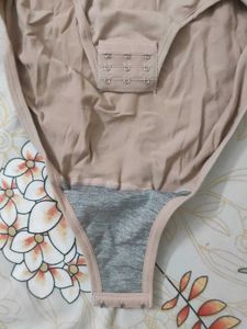 Comfortable Beige Bodysuit Shapewear