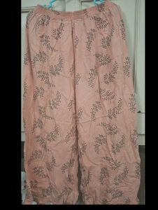 Peach Floral Palazzos