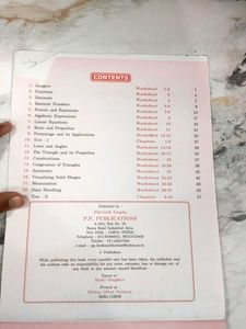 Worksheets on Maths Plus - CCE Edition